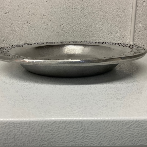 Wilton Armetale Reggae Serving Bowl Medium Pewter Vtg - Picture 5 of 7